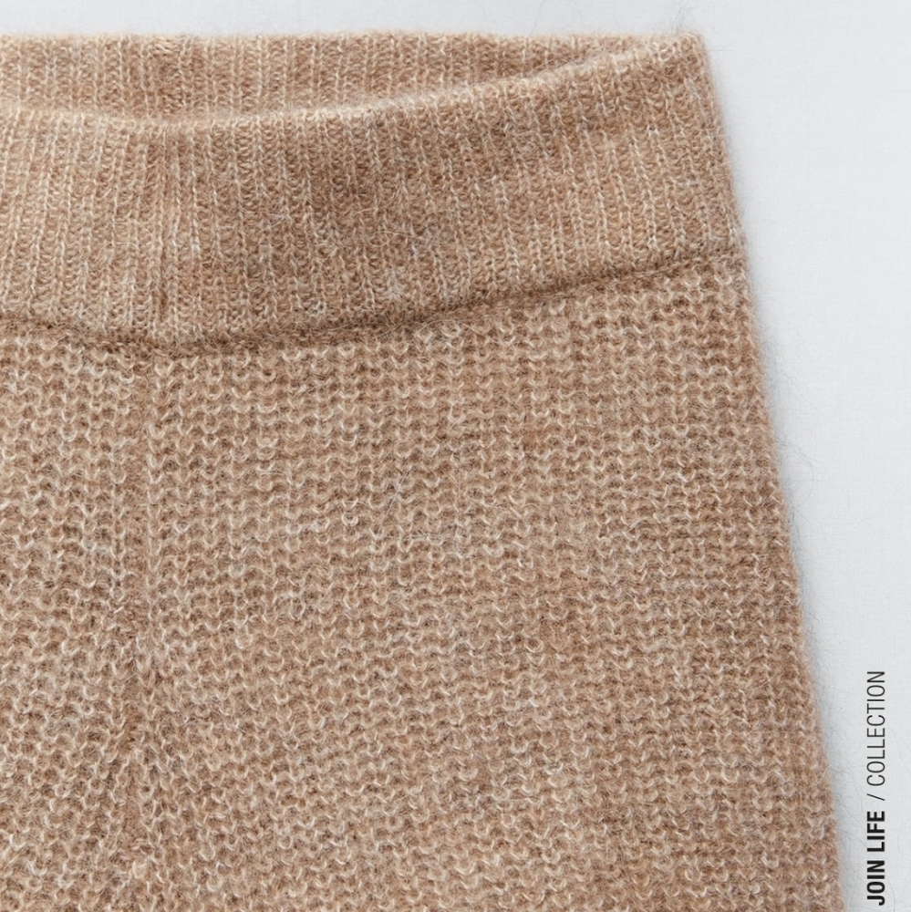 NWT ZARA | Limited Edition Wool Blend Knit Shorts - Picture 3 of 6